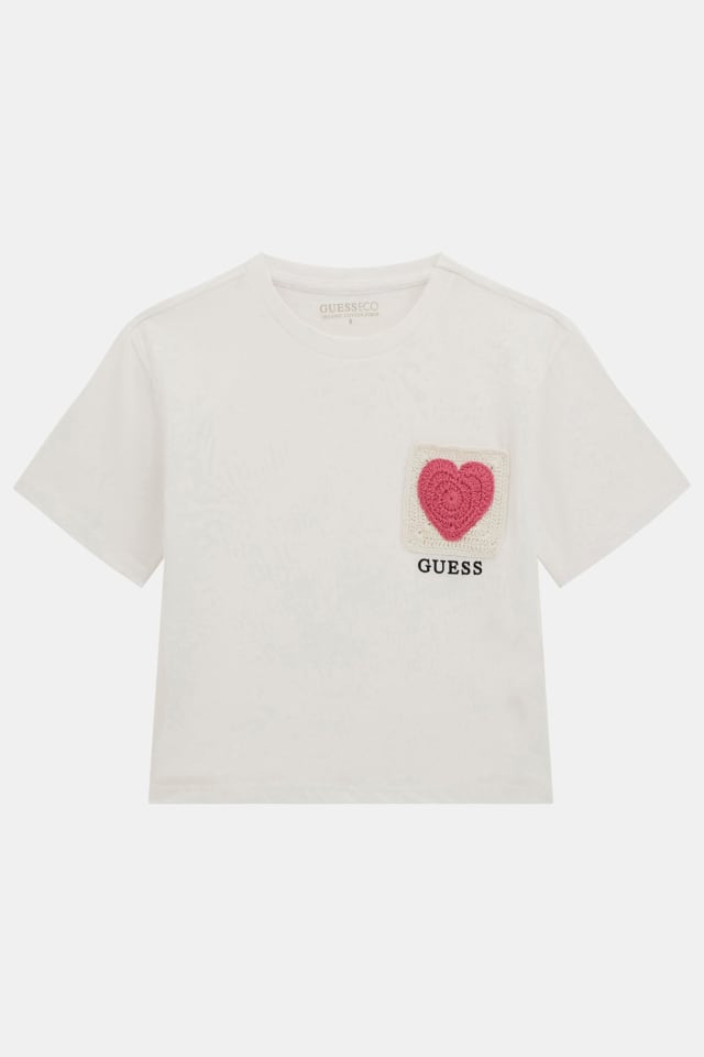 GUESS® Eco Crochet Pocket Tee (7-16)