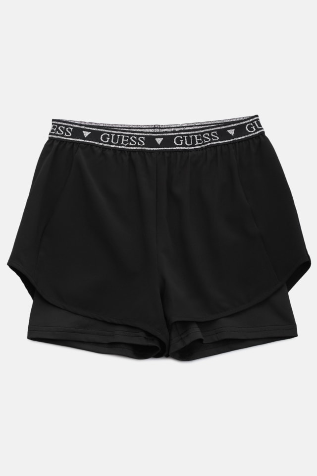 Short de course avec bande logo (7-14)