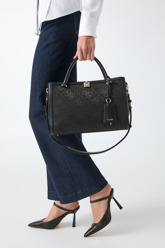 てなてな　クレンズパック　BIOS7 GUESS® Audrey Logo Satchel Bag Women