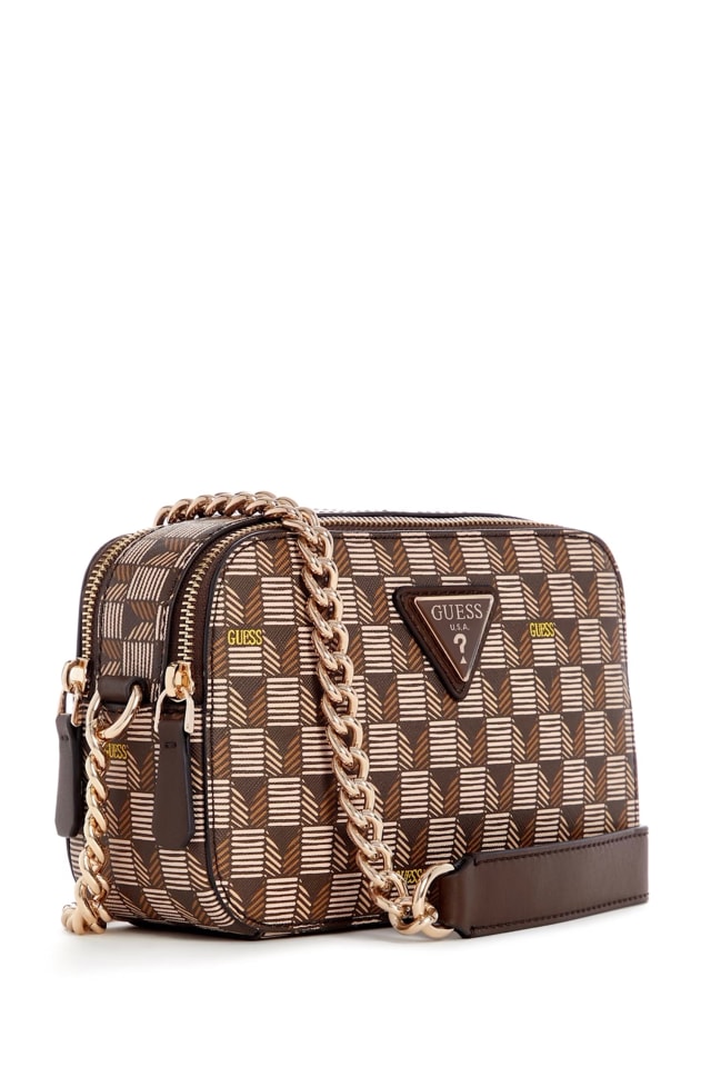 GUESS® Signature Faux-Leather Camera Crossbody Women