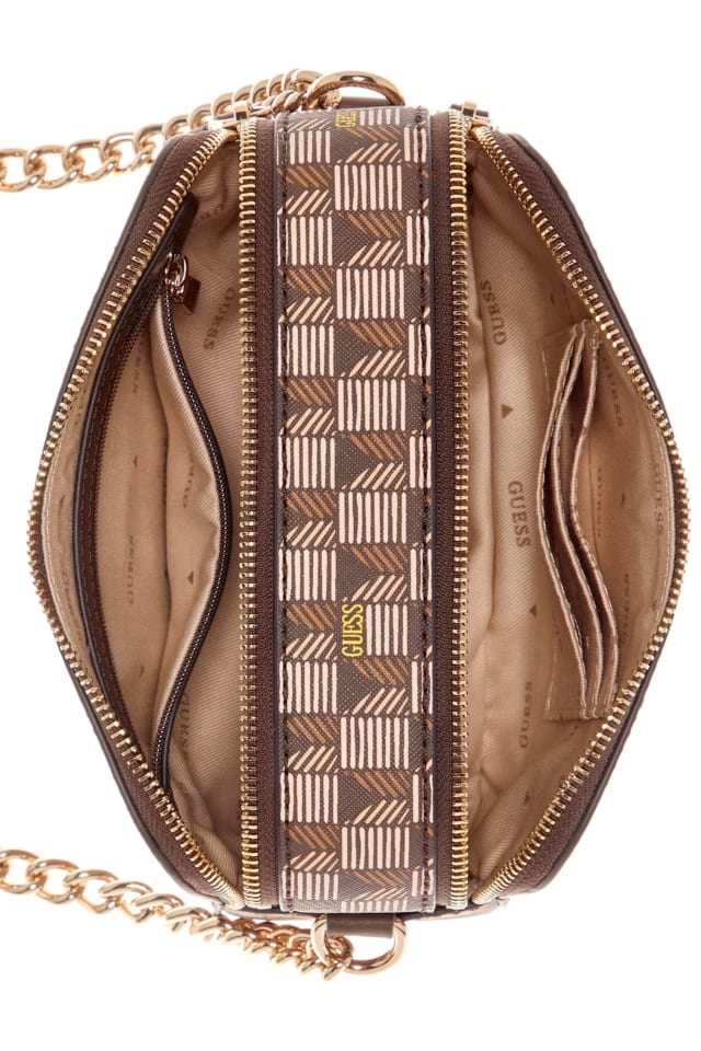 GUESS® Signature Faux-Leather Camera Crossbody Women