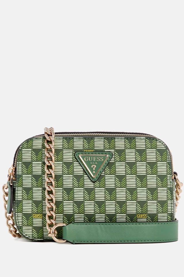 Signature Faux-Leather Camera Crossbody
