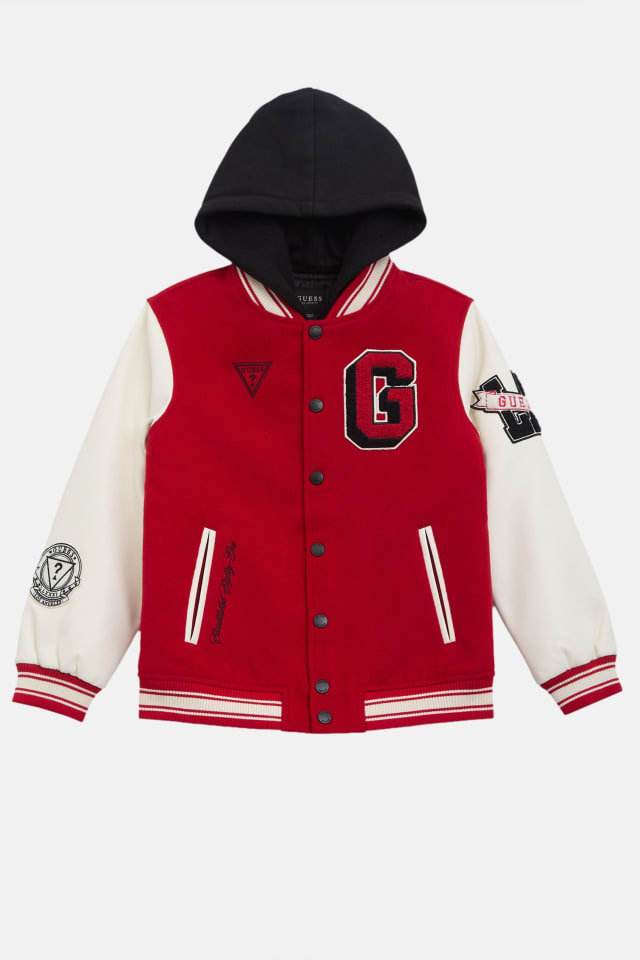 Lark Hooded Varsity Jacket (7-16)