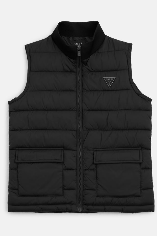 Gilet matelass&eacute; &agrave; logo