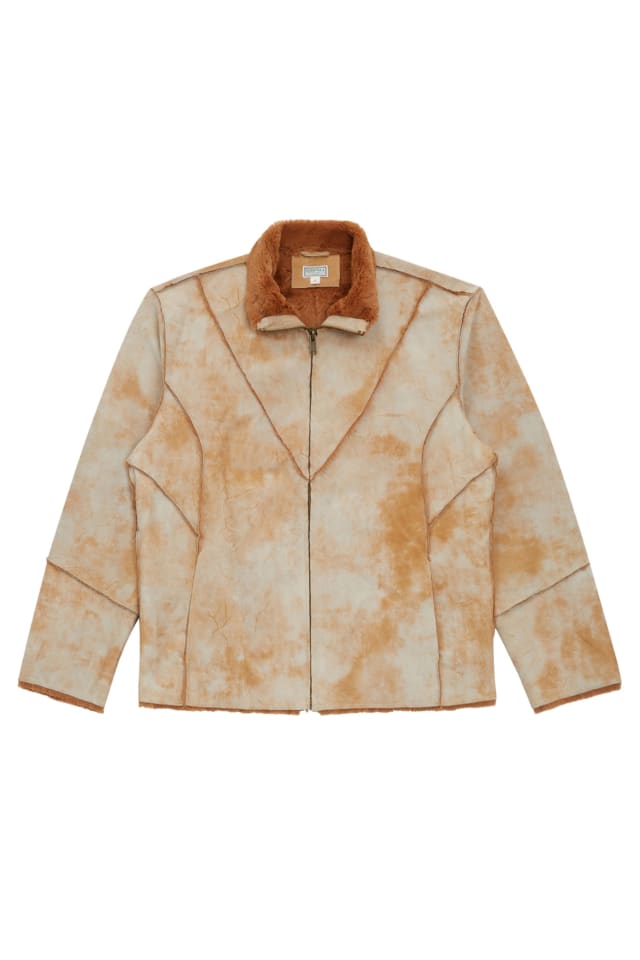 Leather Sherpa Jacket