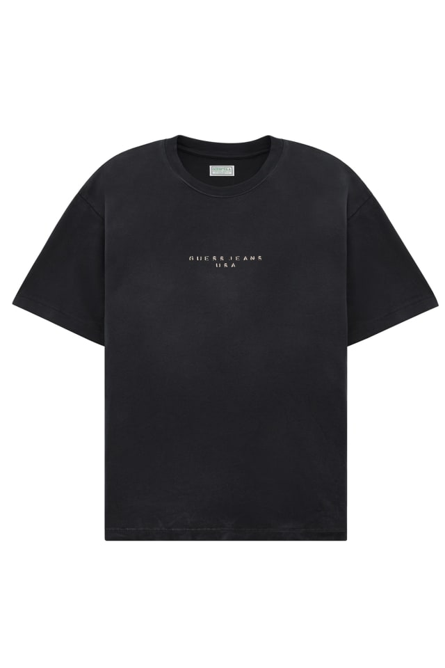 distressed logo tee