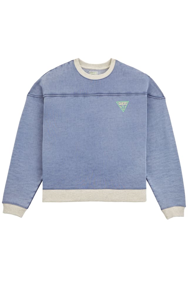 aged triangle crewneck