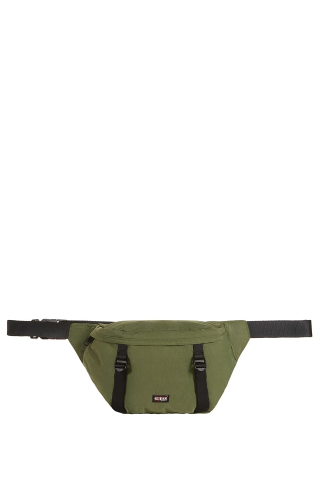 Guess × atoms fanny pack Buy GUESS Black Small Waist Bag for Men Online @ Tata CLiQ Luxury