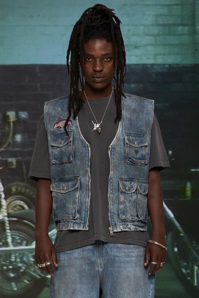 GUESS® HARDSTONE Denim Vest