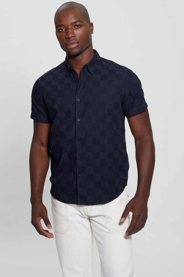Chemise en dobby Parker