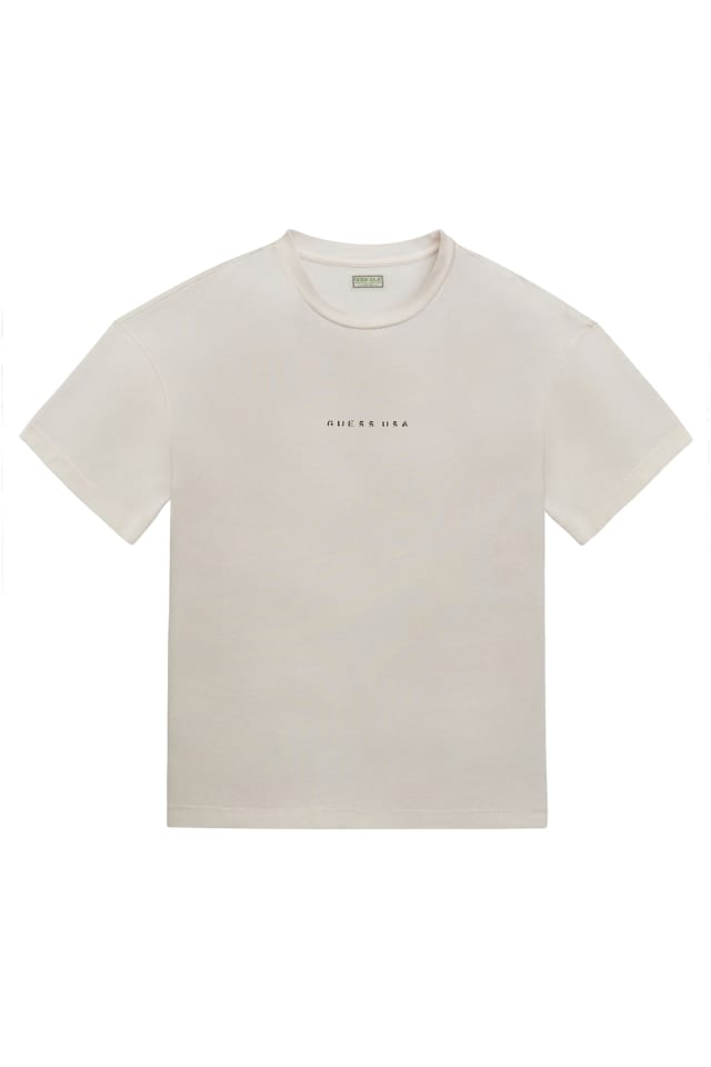 distressed logo tee