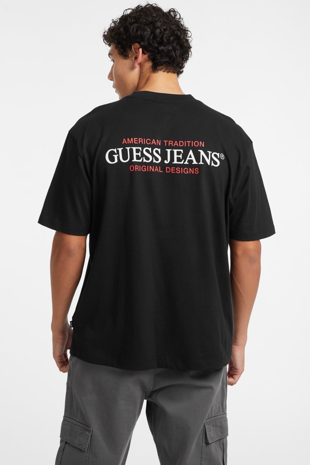 M GUESS×WIND AND SEA OVERSIZE SS TEE GUESS® oversized logo tee