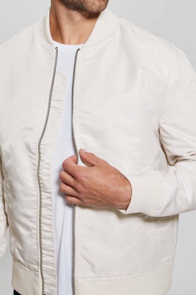 GUESS® Ace Satin Flight Jacket Men