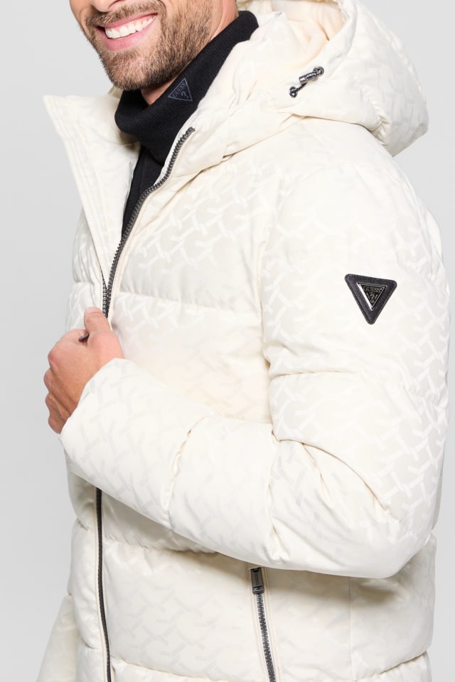 Veste matelass&eacute;e &agrave; monogramme &eacute;co