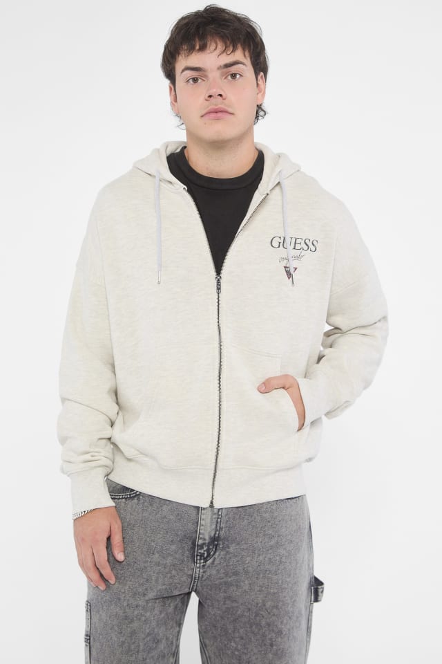【ホワイト系その他(F0J1)】(M)GUESS Originals Zip-Up Hoodie パーカー フーディー GUESS Originals Waffle Zip-Up Hoodie パーカー | GUESS(ゲス) JAPAN