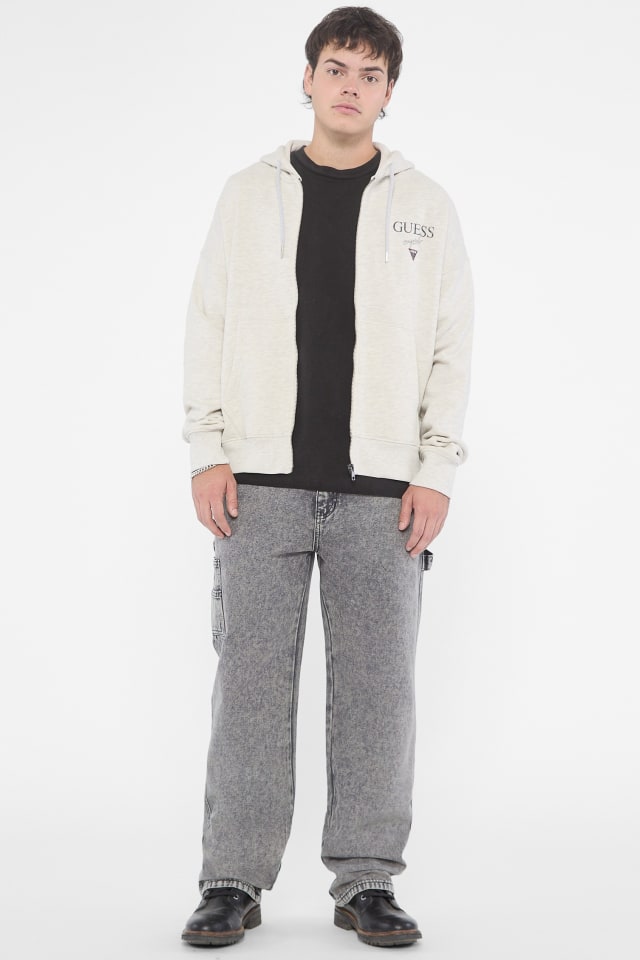 GUESS Originals Stacked Zip-Up Hoodie Men | GUESS Jeans®