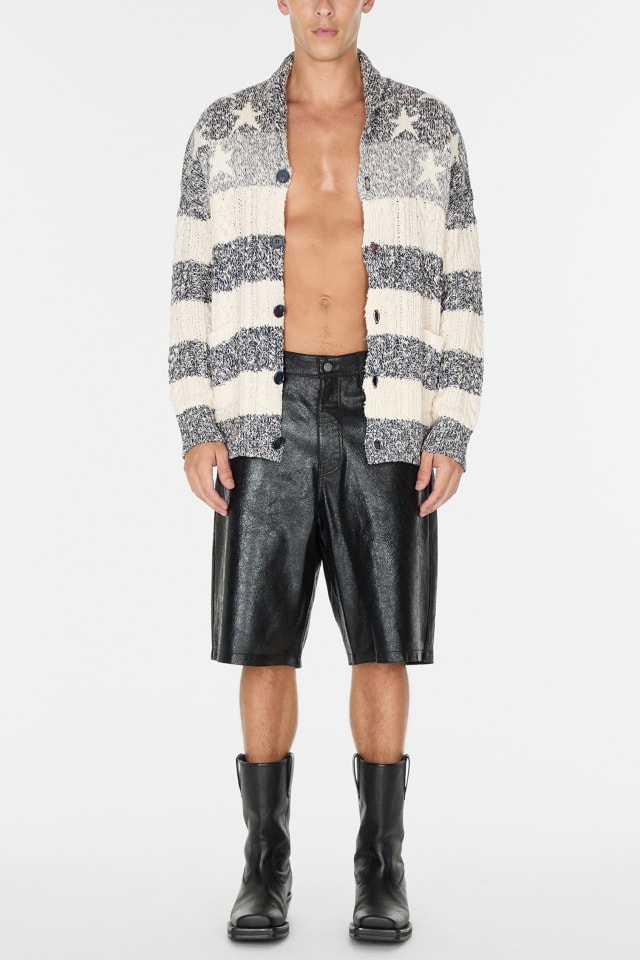 GUESS® american cable knit cardigan