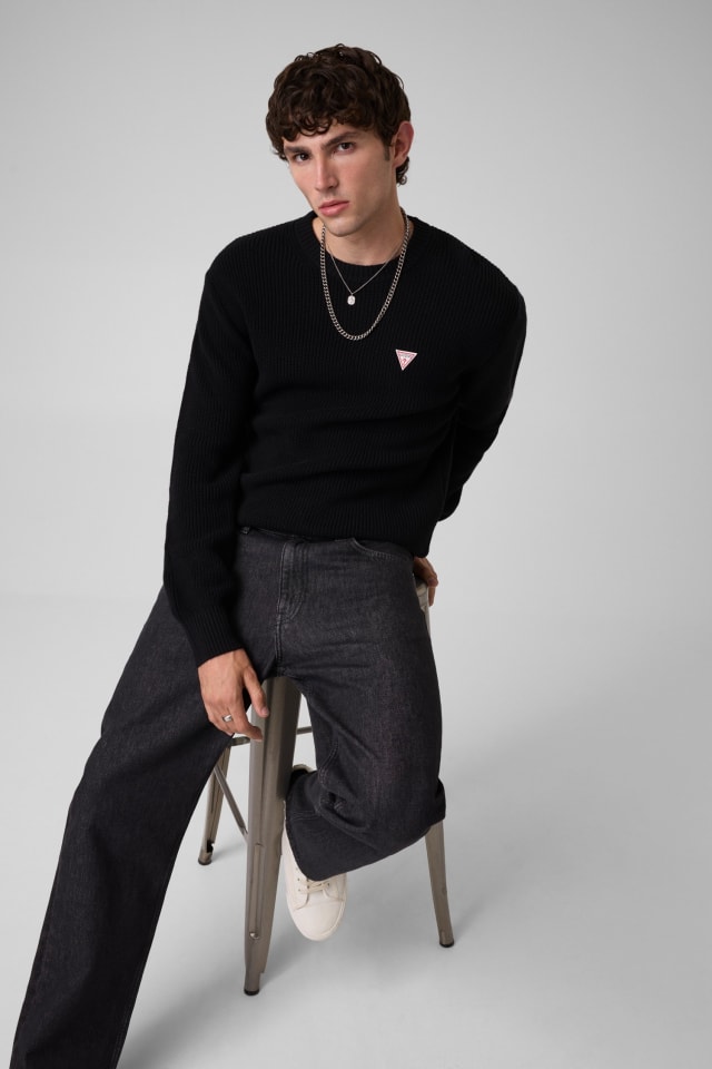 GUESS® Triangle logo sweater Men
