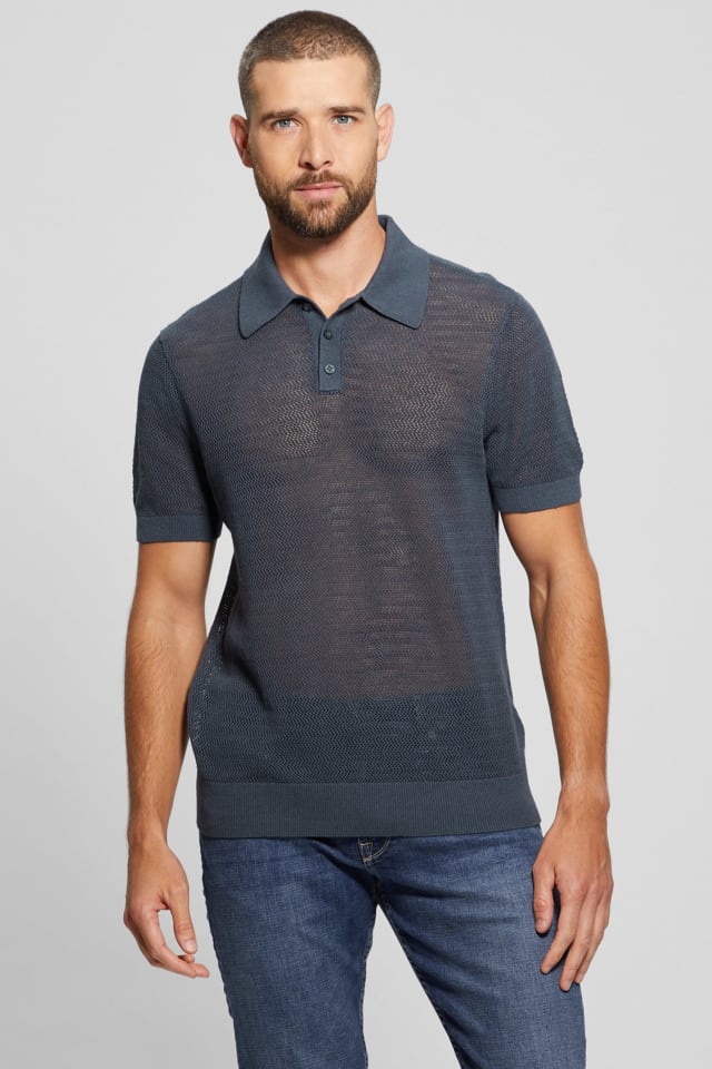 Eric Herringbone Polo