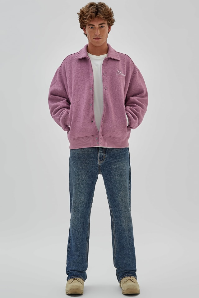 GUESS Originals Wool-Blend Varsity Jacket Men | GUESS Jeans®