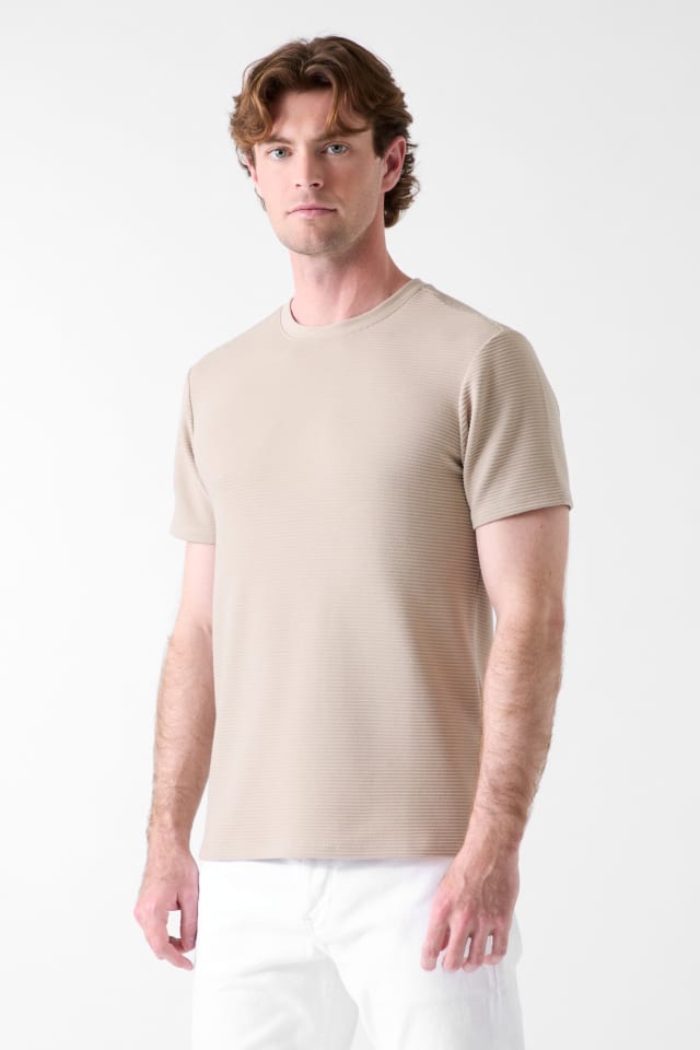Textured Stripe Tee