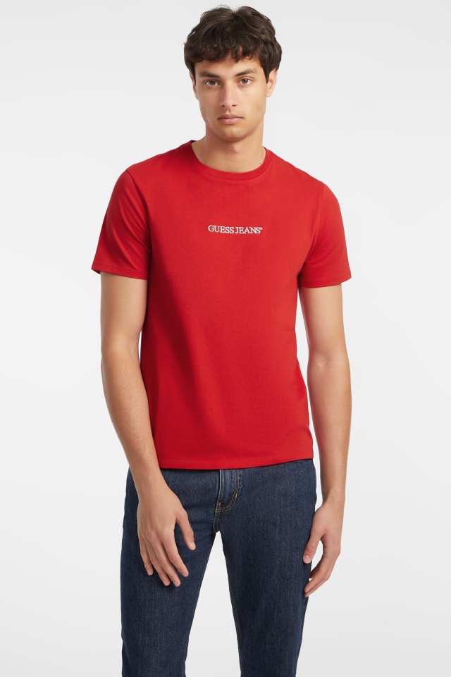 Slim Embroidered Logo Tee