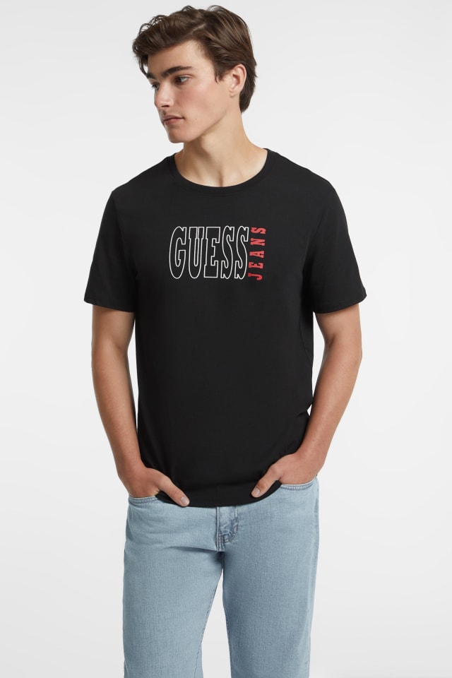 Tee-shirt ajust&eacute; &agrave; logo soulign&eacute;