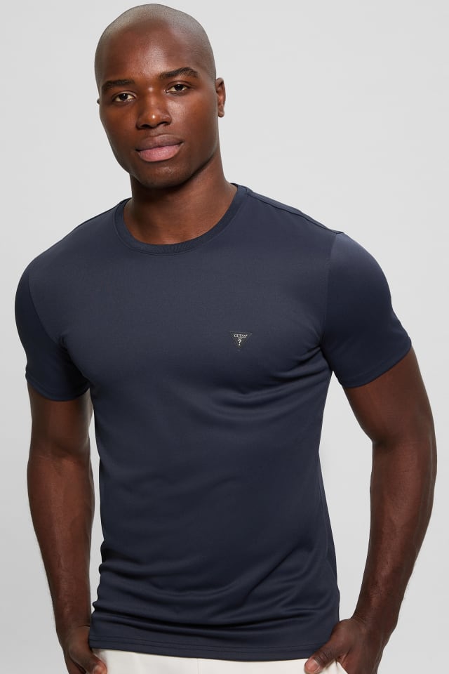 Tee-shirt &agrave; col rond de signature