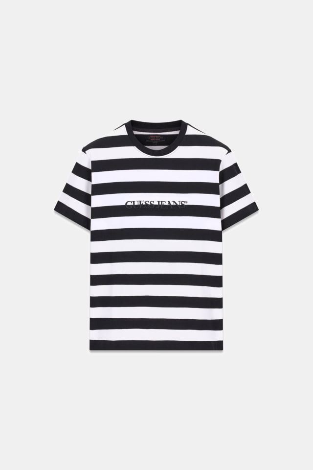 Striped Logo Tee Men | GUESS Jeans®