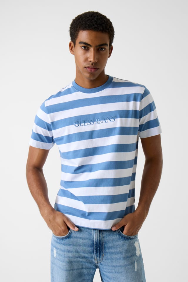 Striped Logo Tee