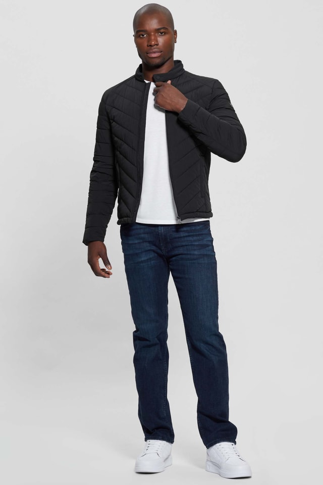 Veste matelass&eacute;e en nylon extensible &eacute;co