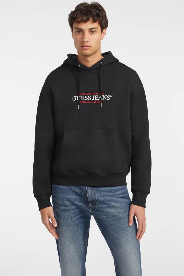 服/ファッション USA GUESS GUESS JEANS Notch Neck Hoodie パーカー | GUESS(ゲス) JAPAN 公式