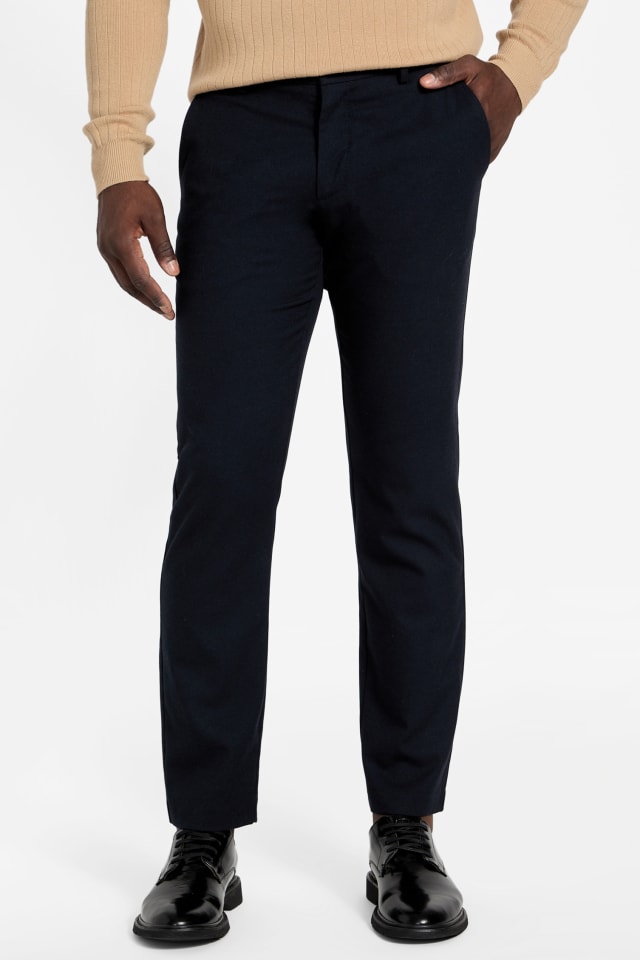 Myron Wool-Blend Dressy Pants