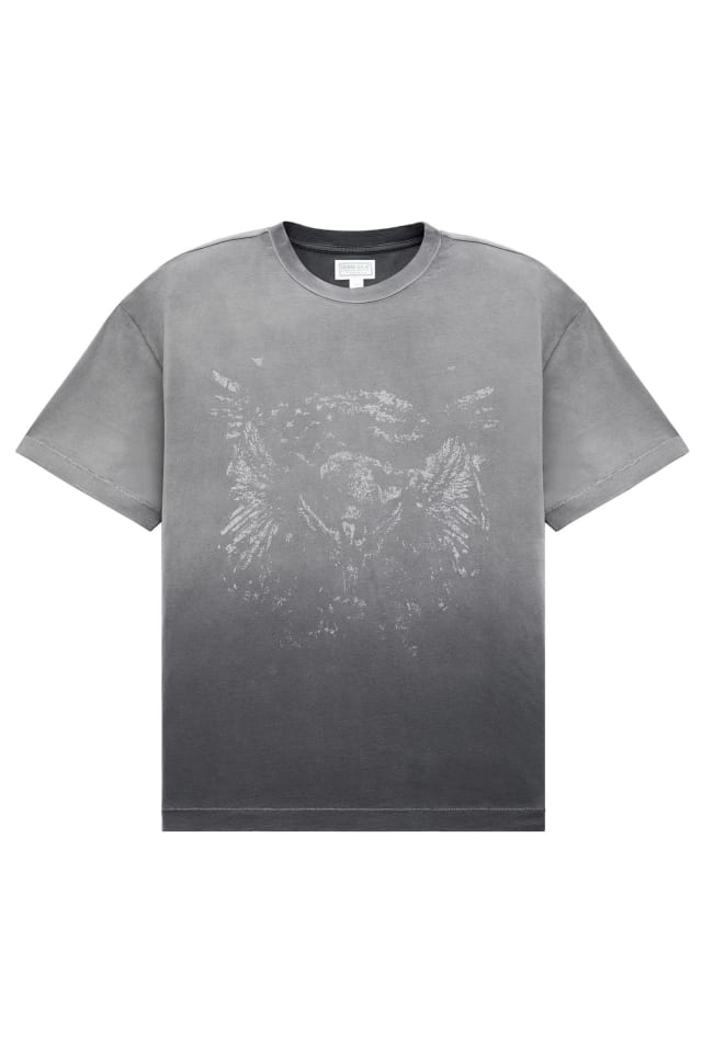 distressed eagle tee