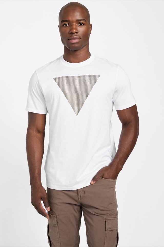 T-shirt &agrave; col rond  de signature &eacute;co
