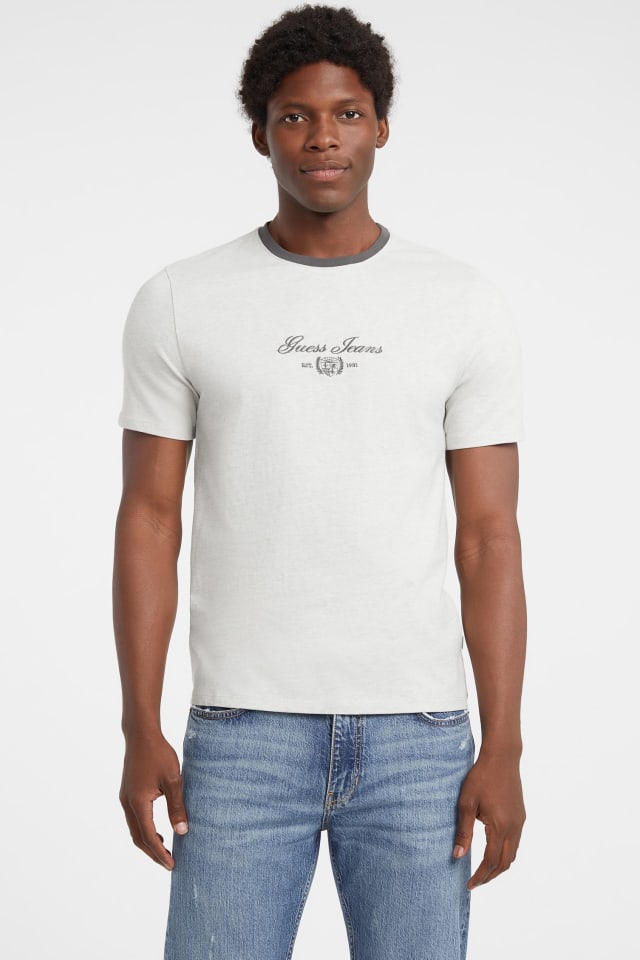 Tee-shirt &agrave; logo texte fin
