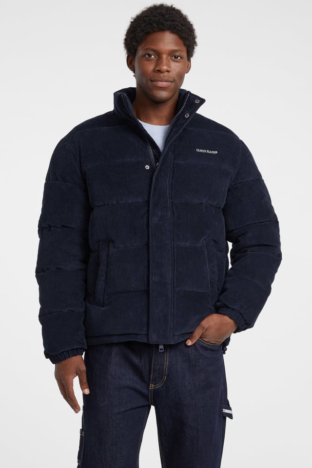 GUESS® Woven Corduroy Puffer Jacket