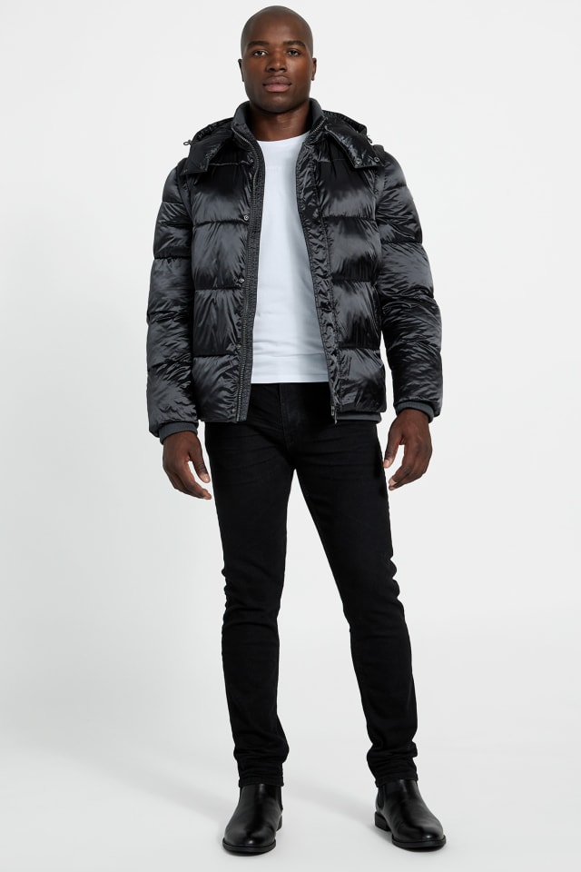 GUESS® Convertible puffer jacket Men