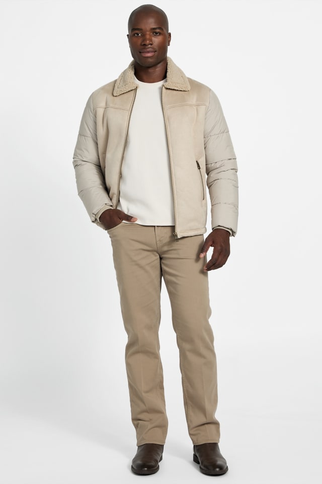 GUESS® Eco Shearling Puffa Jacket Men