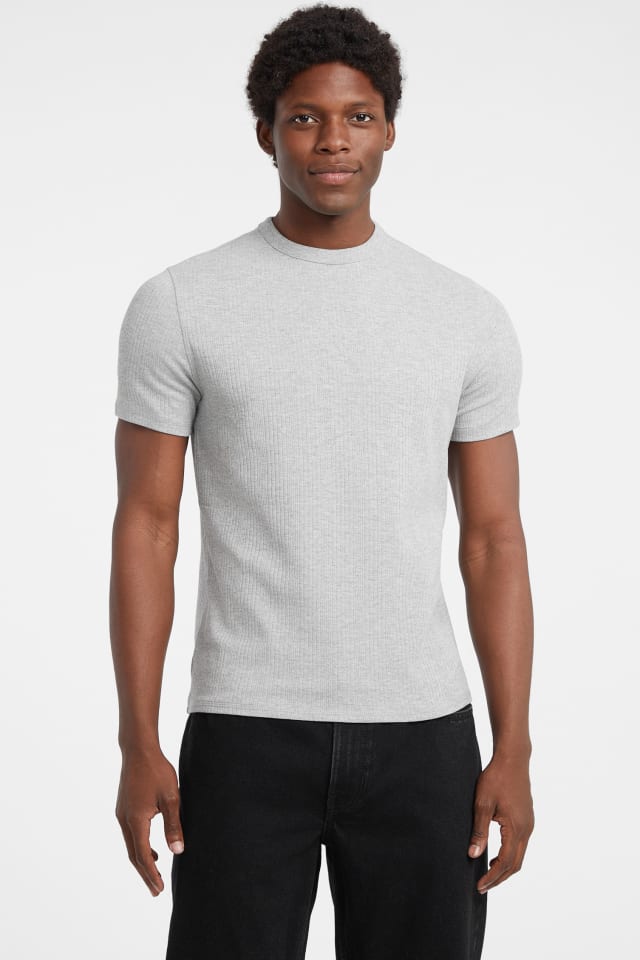 Tee-shirt ajust&eacute; &agrave; c&ocirc;telage multicolore