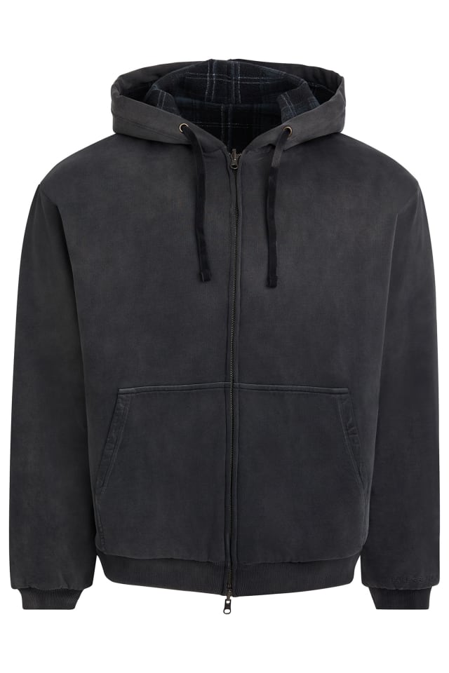 GUESS® reversible zip-up hoodie
