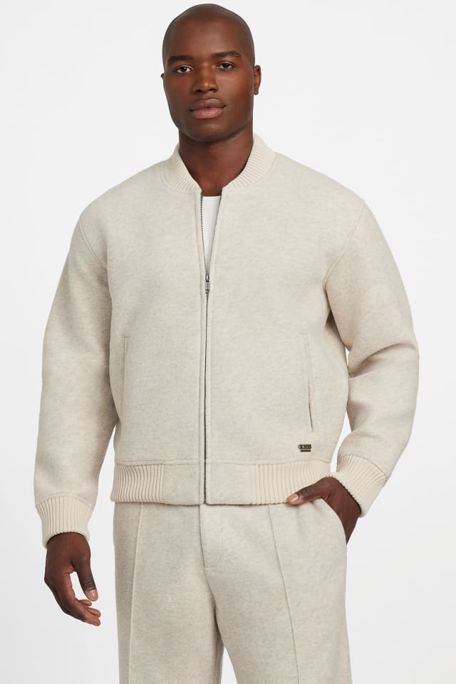 GUESS® Flight Wool-Blend Scuba Jacket