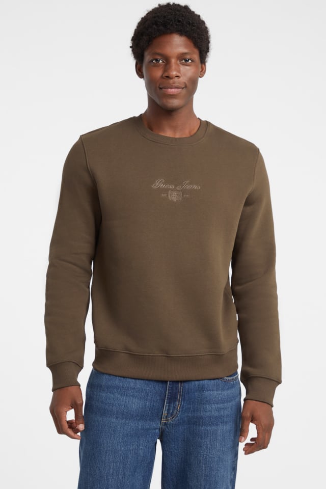 Fleece Script Crewneck Sweatshirt