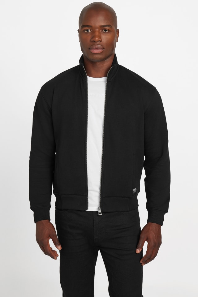GUESS® Eco 1981 Label Mock Neck Jacket
