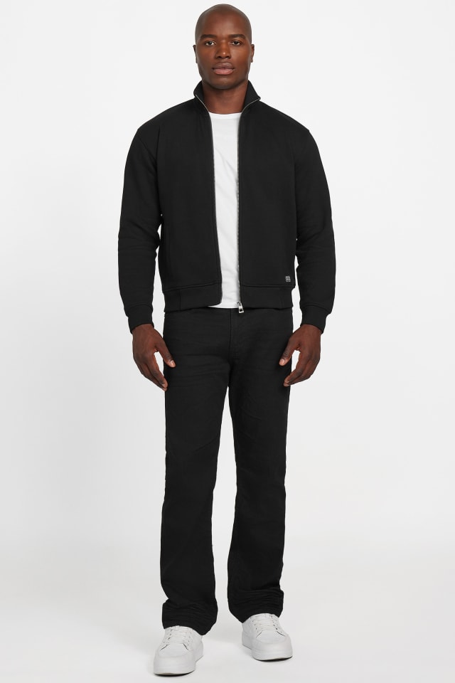 GUESS® Eco 1981 Label Mock Neck Jacket Men