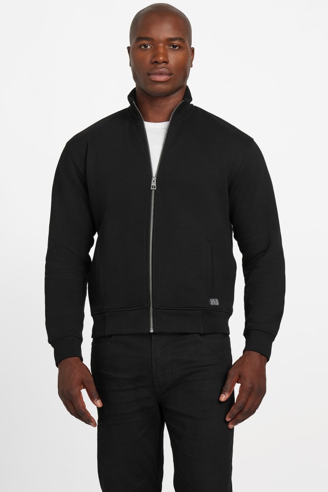 GUESS® Eco 1981 Label Mock Neck Jacket Men