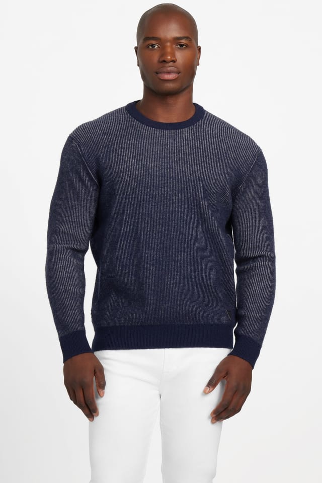 GUESS® Eco Johnathan Crewneck Vanise Sweater