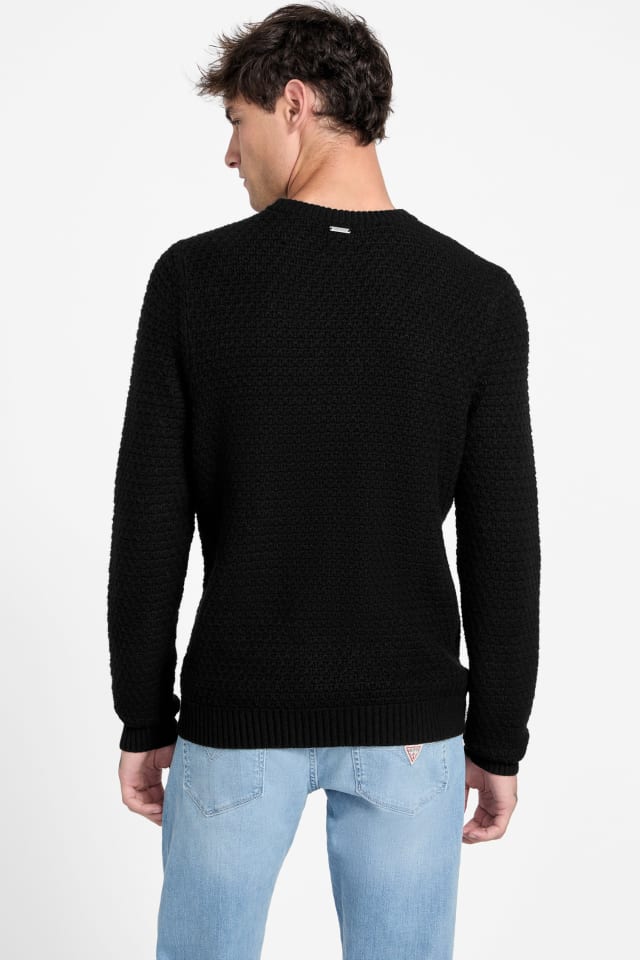 GUESS® Eco Arlo Open-Stitch Sweater Men