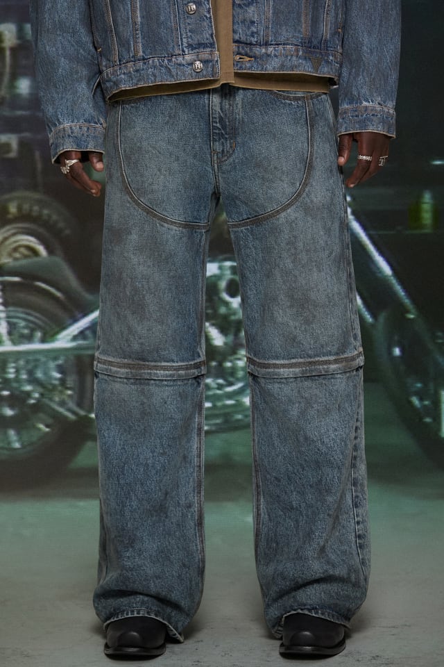 GUESS® HARDSTONE Zip-Off Denim Jeans