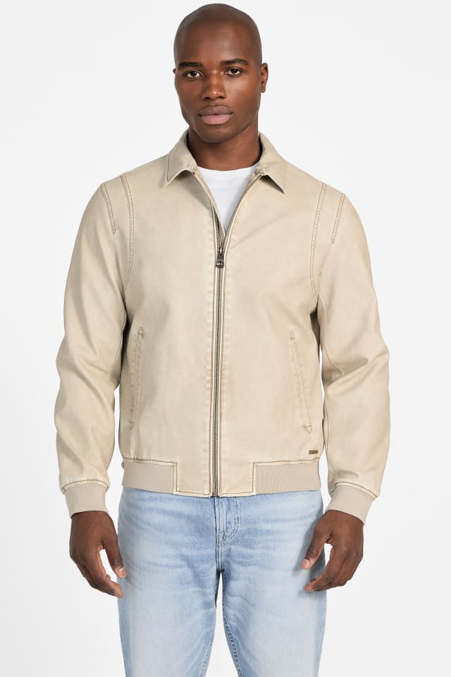 Veste d'aviateur en similicuir
